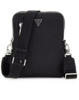 GUESS TORINO TOP ZIP CROSSBODY BLACK