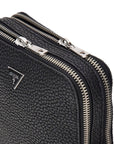 GUESS TORINO TOP ZIP CROSSBODY BLACK