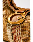 GUESS CAMDEN SHOULDER BAG CAMEL GREY MULTI