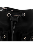GUESS THEODORA DRAWSTRING BUCKET BLACK