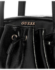 GUESS THEODORA SHOULDER SATCHEL BLACK