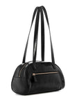 GUESS THEODORA SHOULDER SATCHEL BLACK