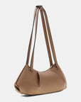 GUESS AMORETTE SHOULDER SATCHEL BEIGE