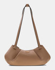 GUESS AMORETTE SHOULDER SATCHEL BEIGE