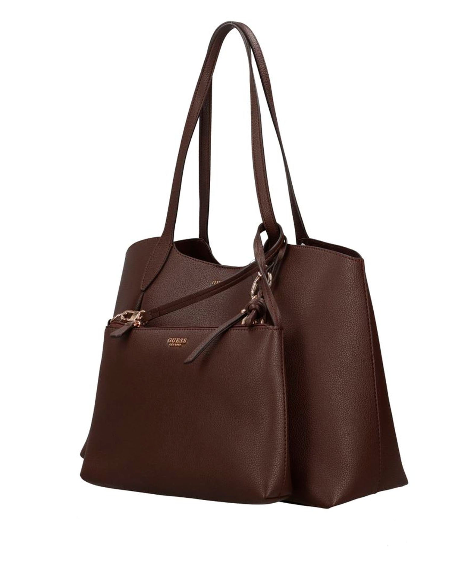GUESS MELODY 2 IN 1 TOTE CARAMEL