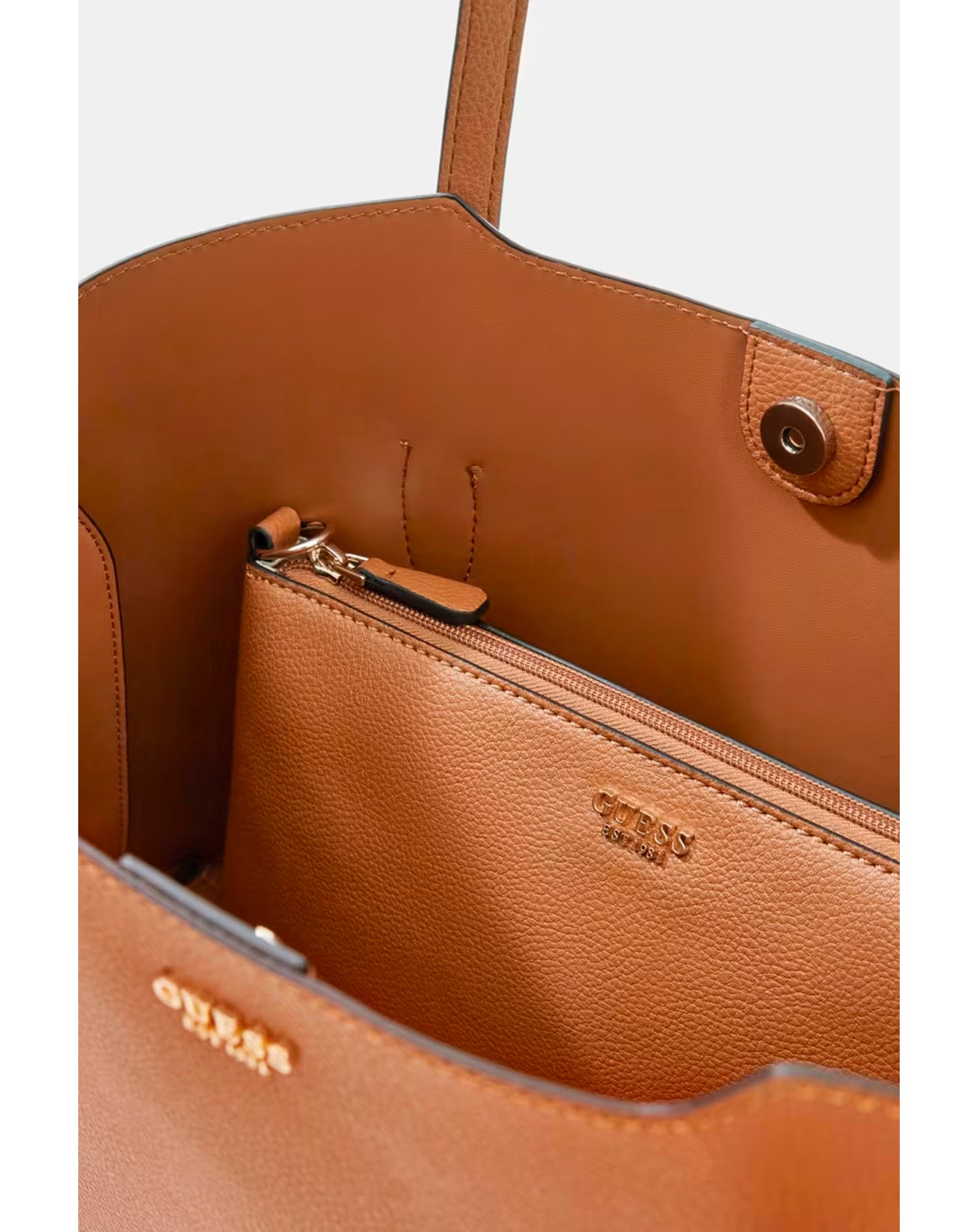 GUESS MELODY 2 IN 1 TOTE CARAMEL