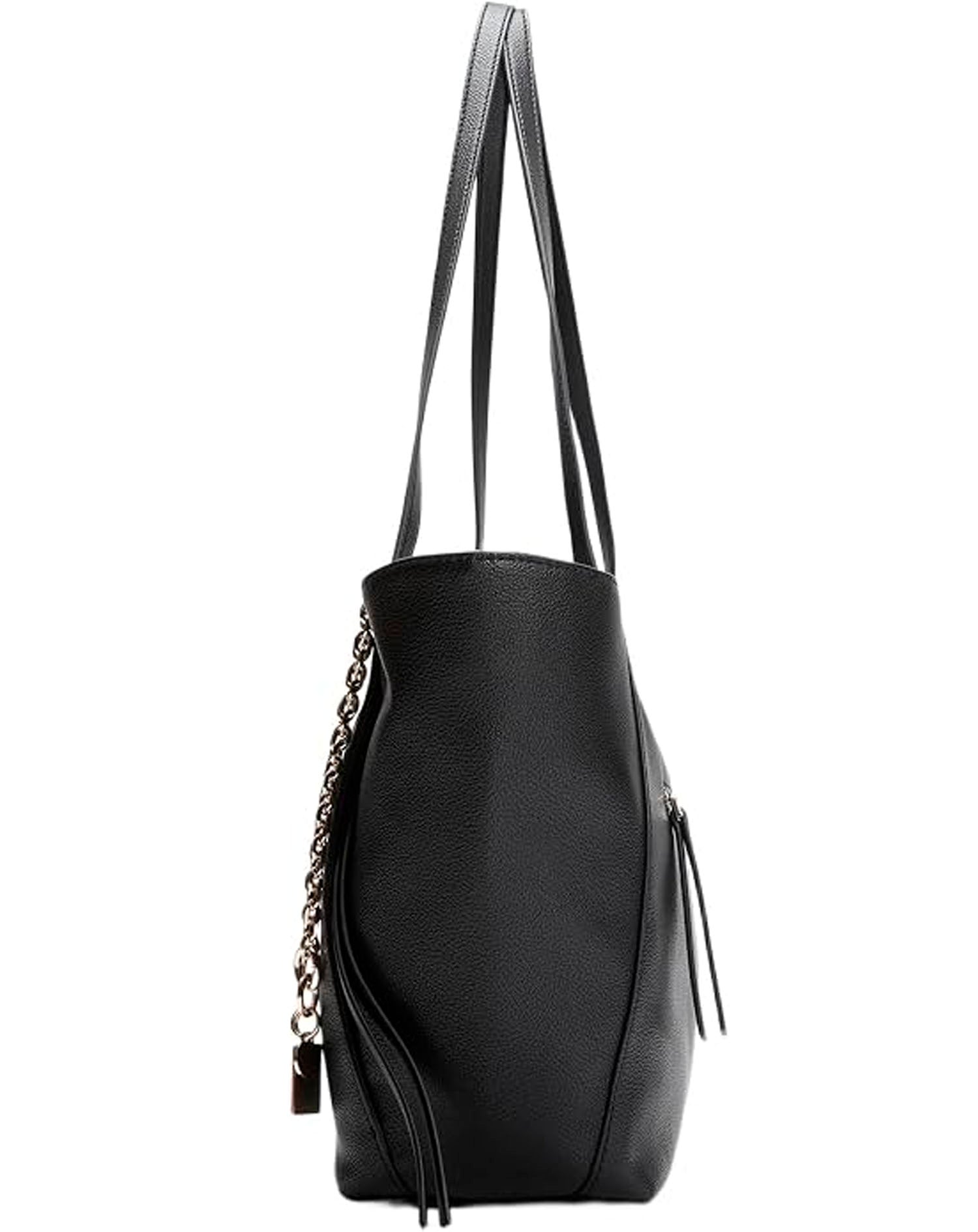 GUESS DEVON 3 COMP TOTE BLACK