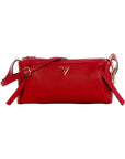 GUESS DEVON MINI CROSSBODY DARK CHERRY