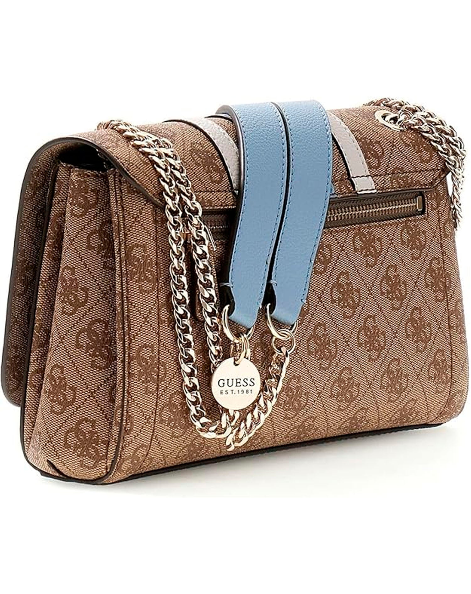 GUESS NOELLE II CNVRTBLE XBODY FLAP LATTE LOGO/LIG