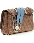 GUESS NOELLE II CNVRTBLE XBODY FLAP LATTE LOGO/LIG