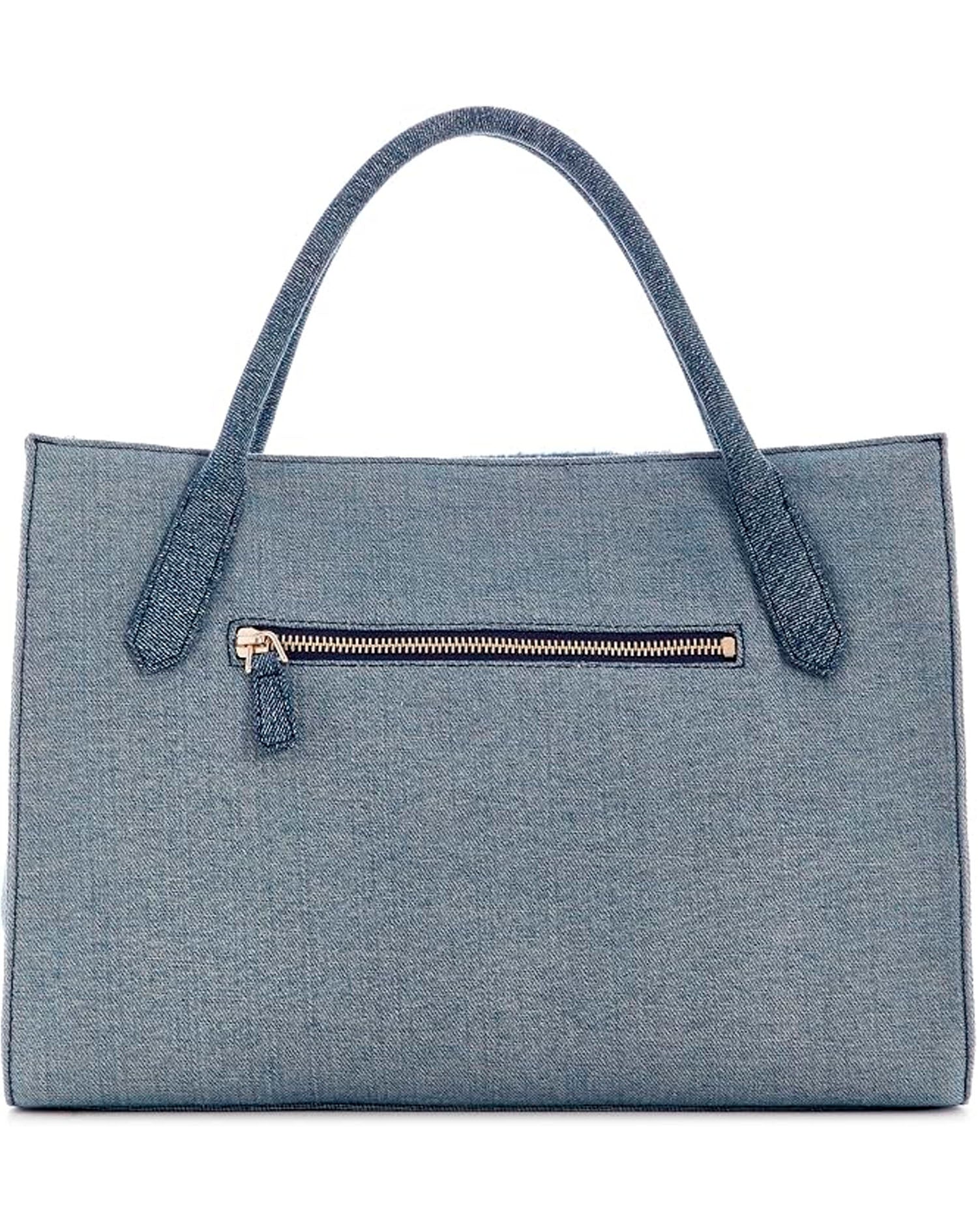 GUESS CAMDEN SHOULDER BAG DENIM MULTI