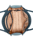 GUESS CAMDEN SHOULDER BAG DENIM MULTI