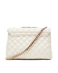 GUESS EVERLEE MINI CNVRTBLE XBDY FLP OFF WHITE