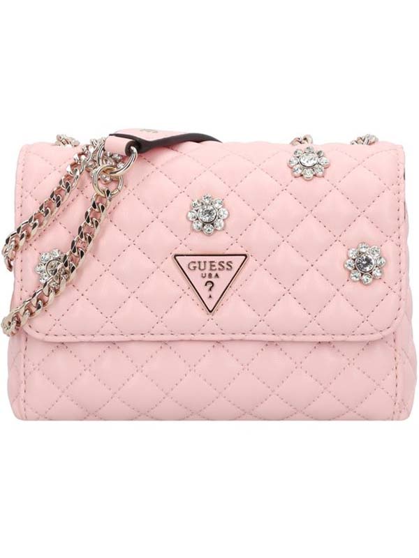 GUESS EVERLEE MINI CNVRTBLE XBDY FLP ROSEWATER
