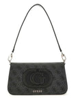 GUESS BOLSO ECO MIETTA FLAP SHOULDER BAG NEGRO