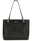 GUESS BOLSO  ECO MIETTA NOEL TOTE NEGRO