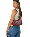 GUESS BOLSO ADELARD TOP ZIP SHOULDER BAG BURDEO