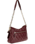 GUESS BOLSO ADELARD TOP ZIP SHOULDER BAG BURDEO