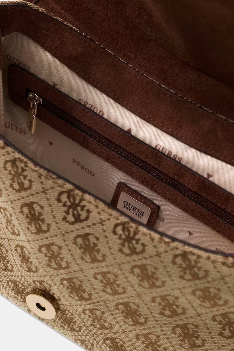 GUESS SAMANTHA FLAP SHOULDER BAG