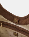 GUESS SAMANTHA GIRLFRIEND TOTE LATTE LOGO BROWN