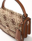 GUESS AUDREY LOGO CNVRTBL XBDY FLAP LATTE LOGO