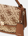 GUESS AUDREY LOGO CNVRTBL XBDY FLAP LATTE LOGO