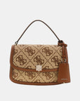 GUESS AUDREY LOGO CNVRTBL XBDY FLAP LATTE LOGO
