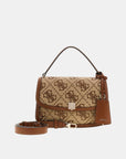 GUESS AUDREY LOGO CNVRTBL XBDY FLAP LATTE LOGO