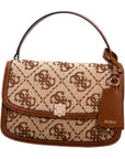 GUESS AUDREY LOGO CNVRTBL XBDY FLAP LATTE LOGO