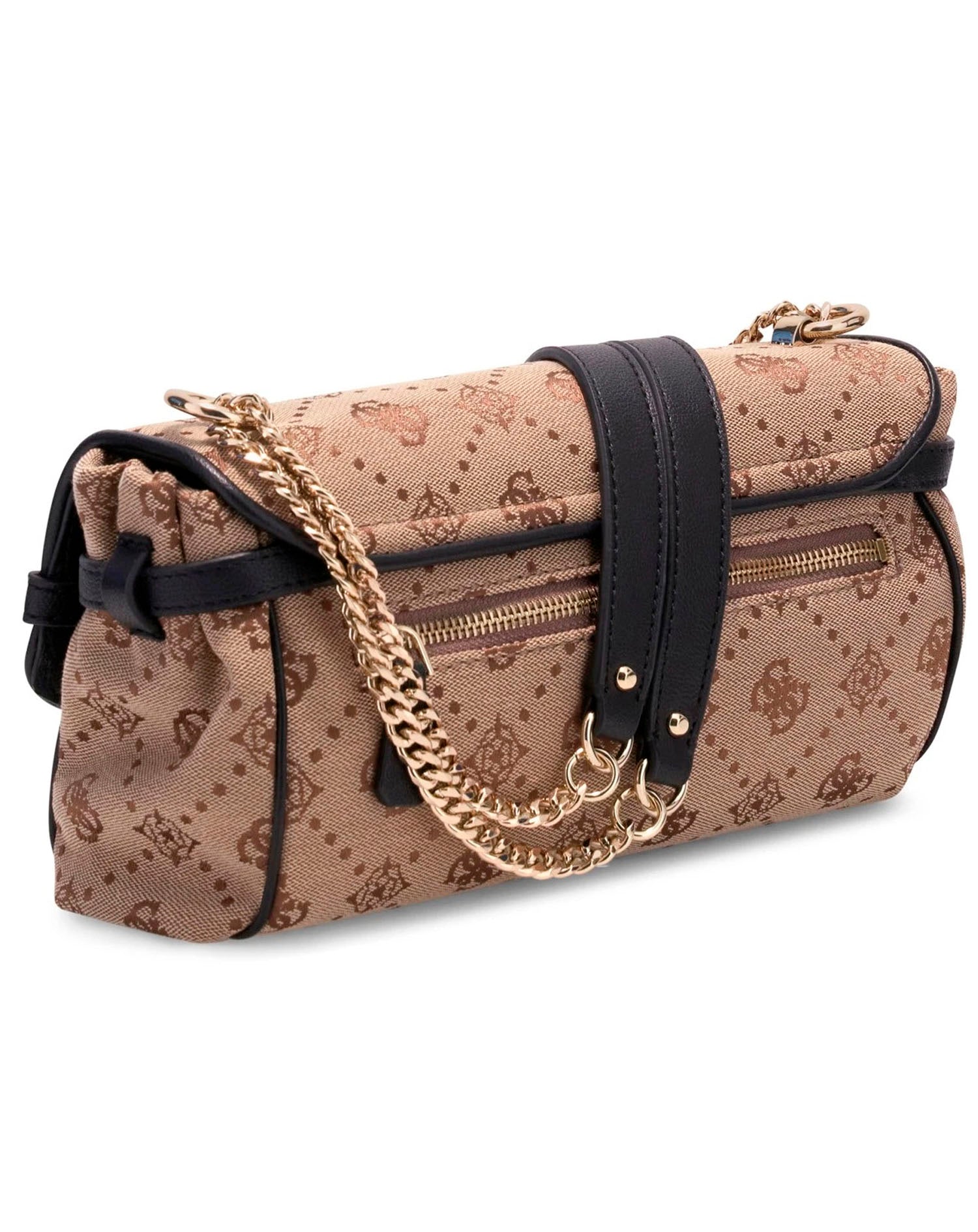 GUESS DOROTHY CNVRTBL XBODY FLAP LATTE LOGO BLA