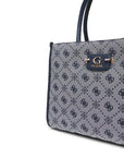 GUESS NEDA 2 COMP TOTE NAVY LOGO
