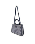 GUESS NEDA 2 COMP TOTE NAVY LOGO