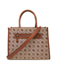 GUESS NEDA 2 COMP TOTE LATTE LOGO