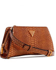 GUESS BOLSO ANNITA CROSSBODY TOP ZIP MARRON