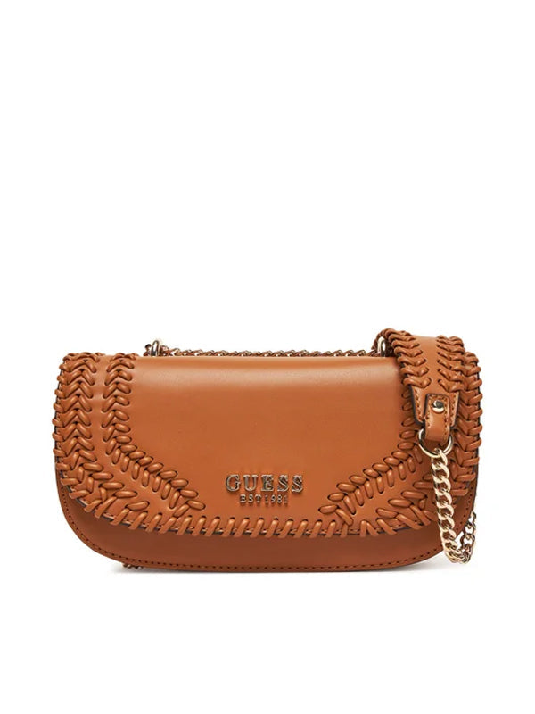GUESS TATUM CONVERTIBLE XBODY FLAP CARAMEL HWNG9667210