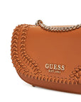GUESS TATUM CONVERTIBLE XBODY FLAP CARAMEL