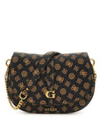 GUESS BOLSO DE HOMBRO KUBA MARRON