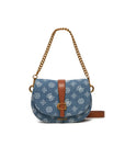 GUESS BOLSO DE HOMBRO KUBA MINI AZUL