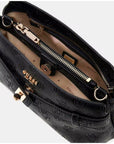 GUESS ELLA LOGO GIRLFRIEND CROSSBODY BLACK LOGO
