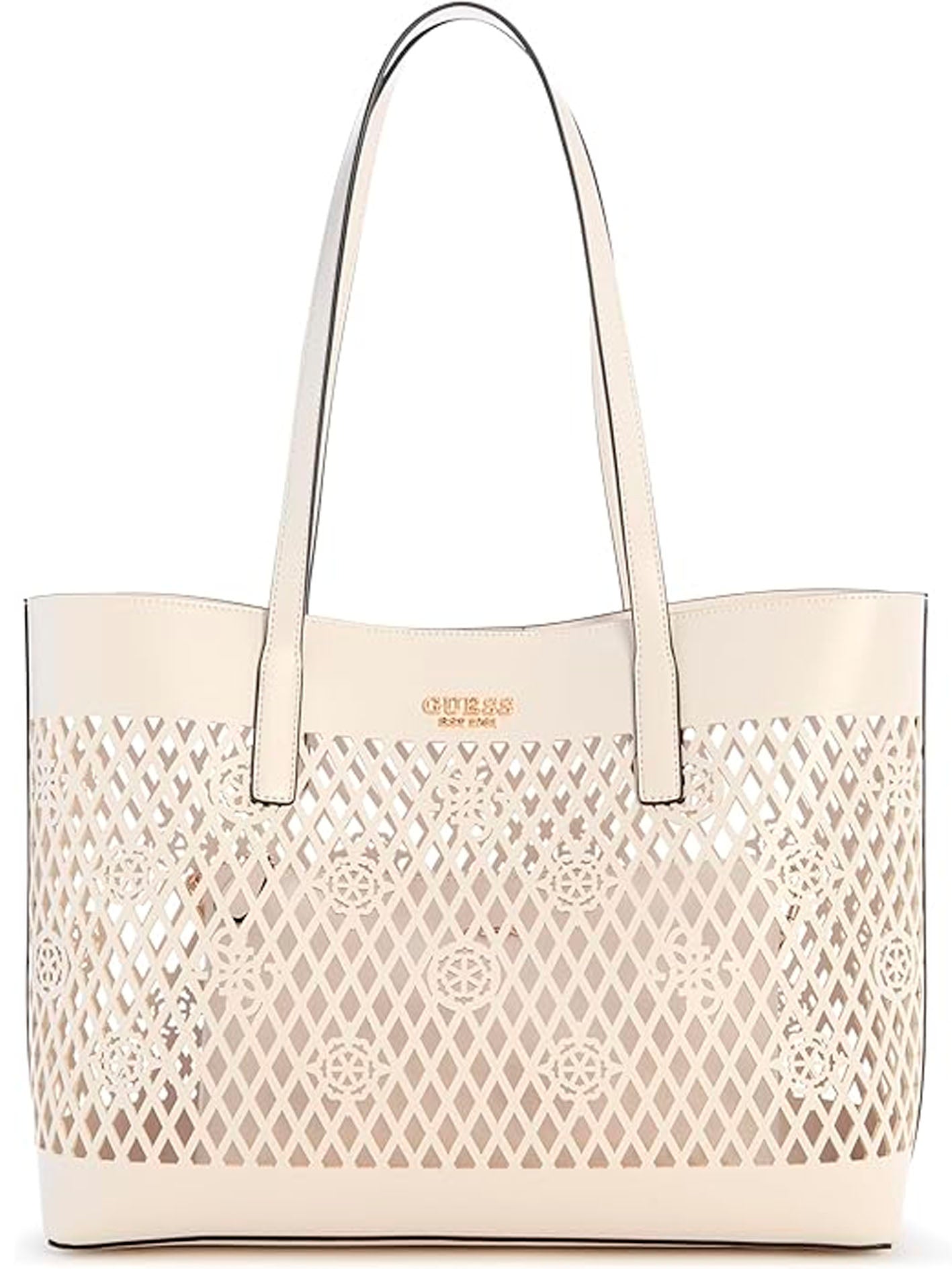 GUESS CAMDEN SHOULDER BAG OFF WHITE