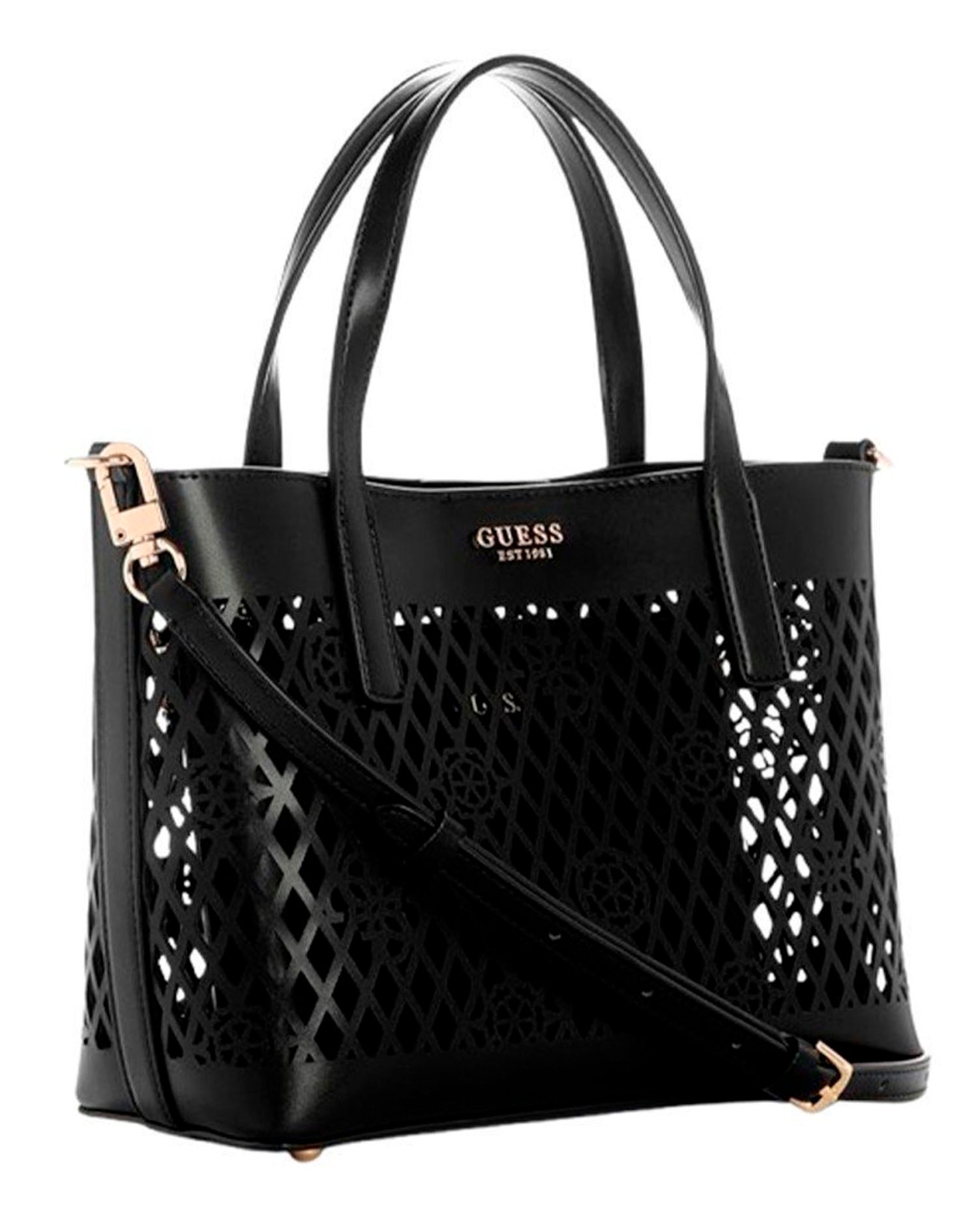GUESS CAMDEN SHOULDER BAG BLACK