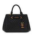 GUESS BOLSO SELA SMALL GIRLFRIEND SATCHEL NEGRO