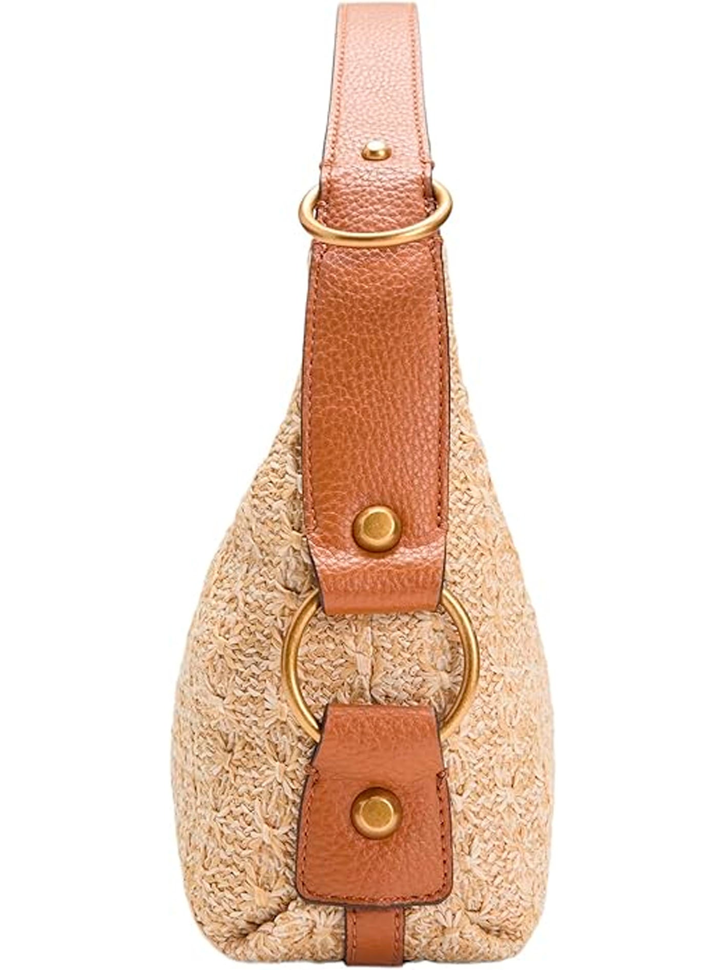 GUESS CAMDEN SHOULDER BAG NATURAL CAMEL