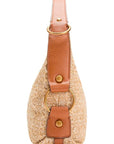 GUESS CAMDEN SHOULDER BAG NATURAL CAMEL