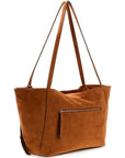 GUESS DEVON 3 COMP TOTE COGNAC