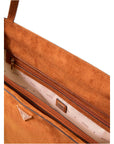 GUESS DEVON 3 COMP TOTE COGNAC