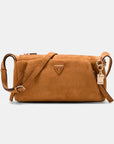 GUESS DEVON MINI CROSSBODY COGNAC