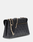GUESS LINDSEY CONVERTIBLE XBODY FLAP COAL LOGO