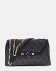 GUESS LINDSEY CONVERTIBLE XBODY FLAP COAL LOGO