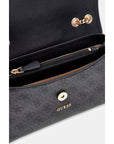 GUESS LINDSEY CONVERTIBLE XBODY FLAP COAL LOGO